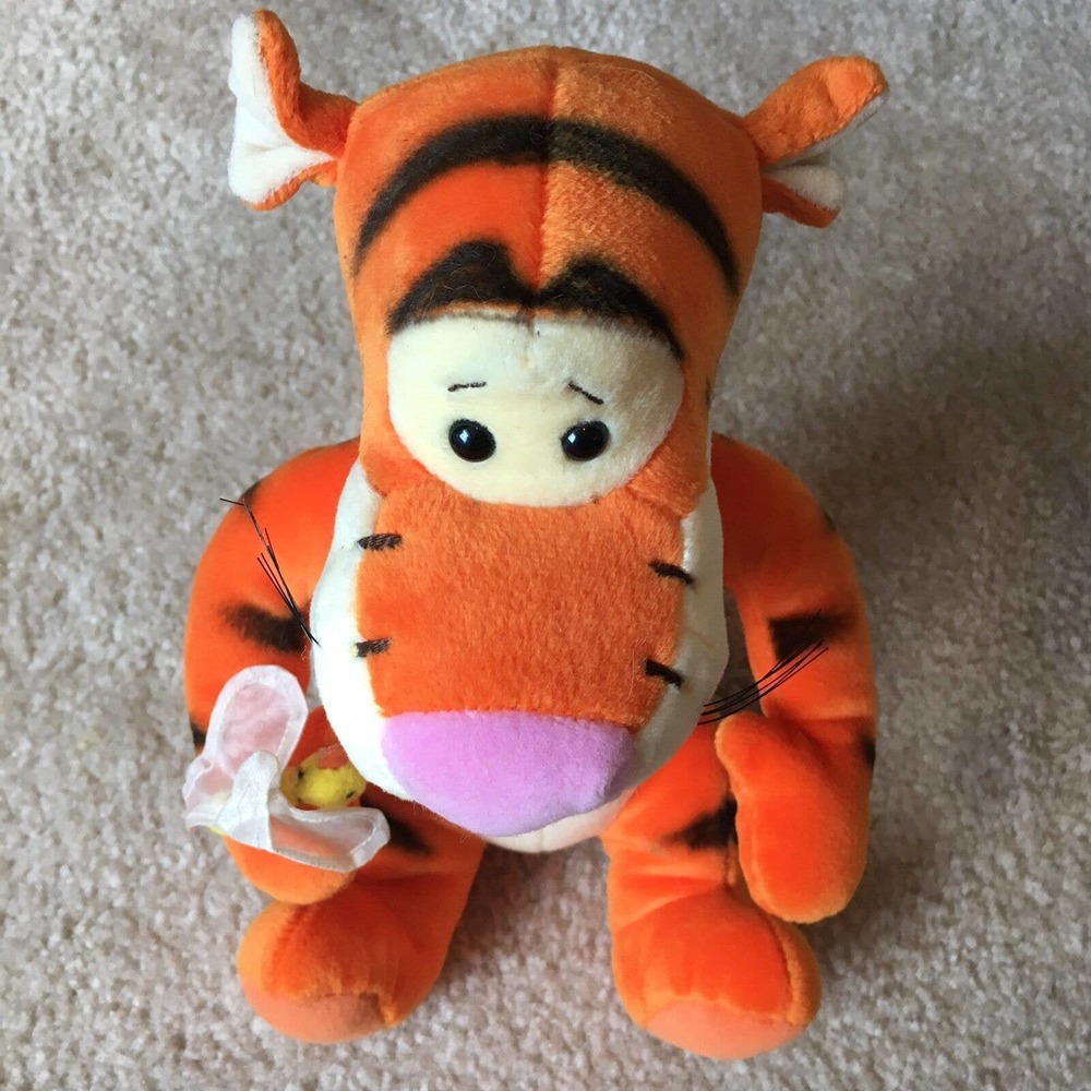 Disney Winnie the Pooh Tigger w/ Butterfly by Gund Plush Stuffed Animal Toy 10" - Picture 11 of 12